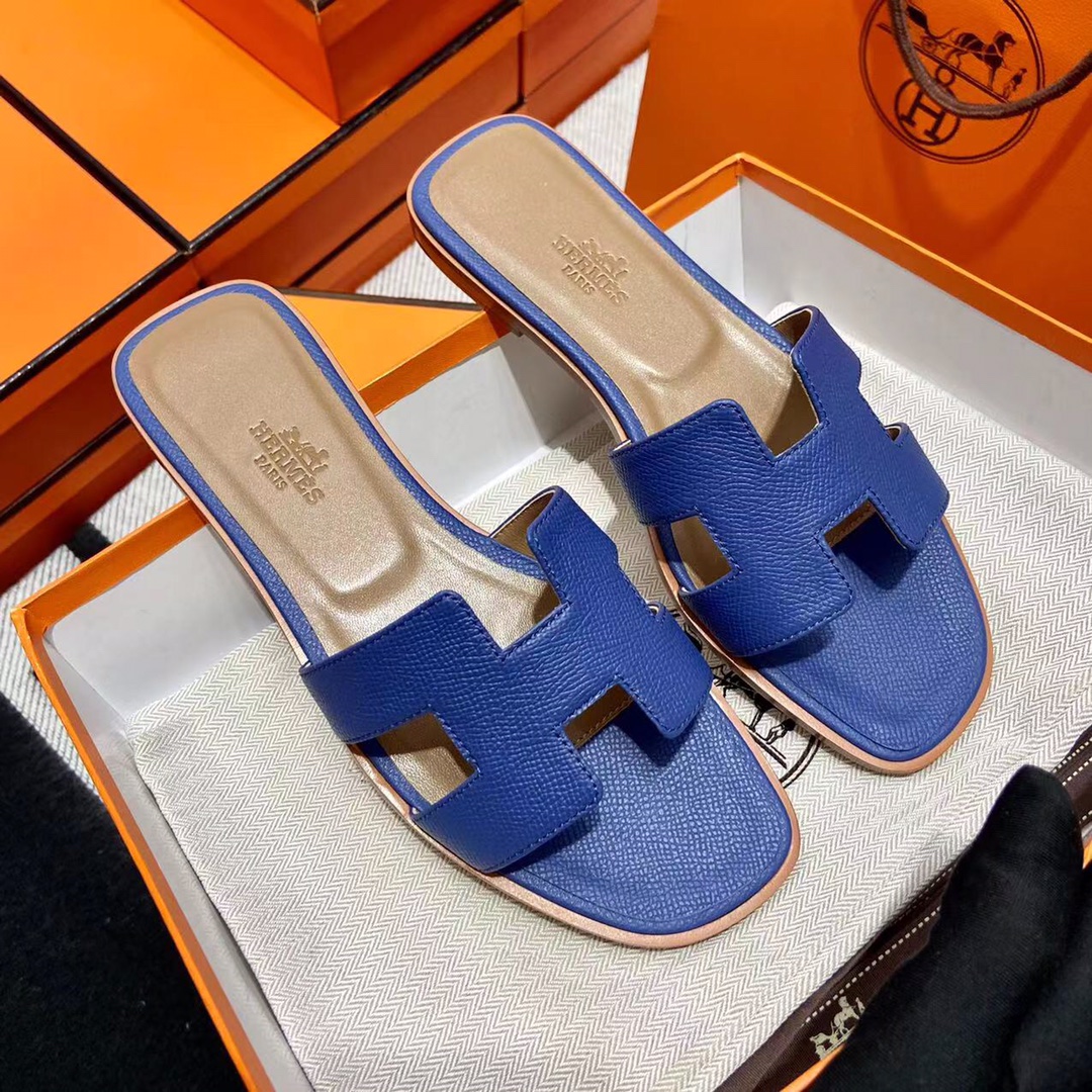 에르메스 올수공 오란 슬리퍼 샌들 앱송 130